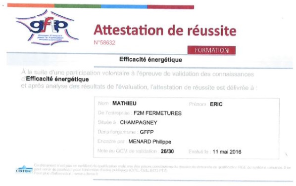 Formation énergétique